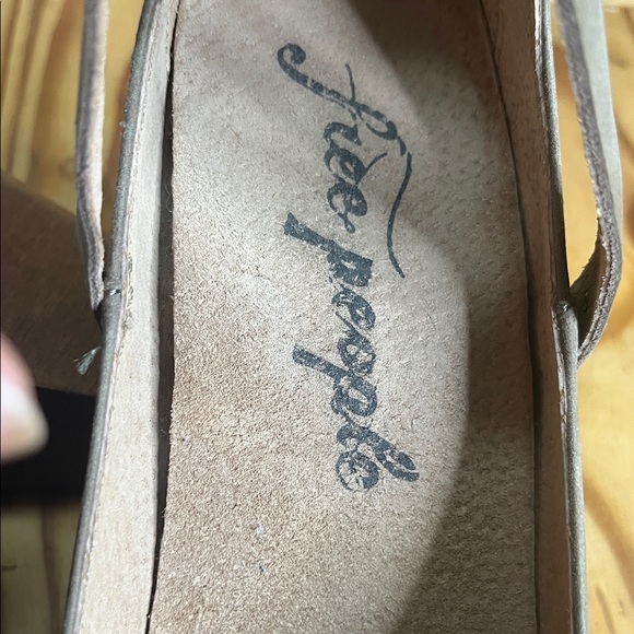 Free People Wood Clogs Buena Vista Green - Picture 5 of 14